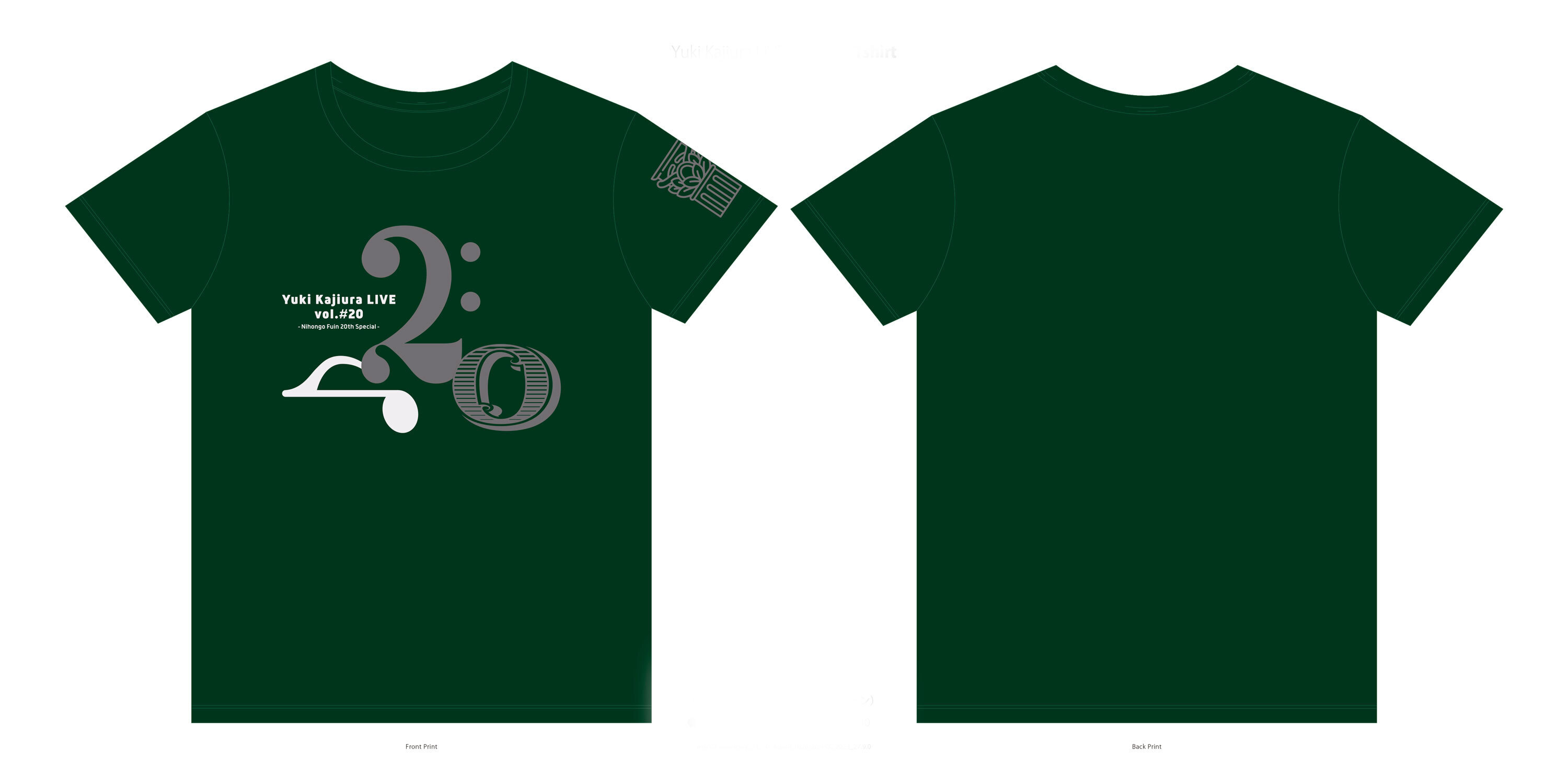 『YKL#20』Tシャツ [アイビーグリーン]