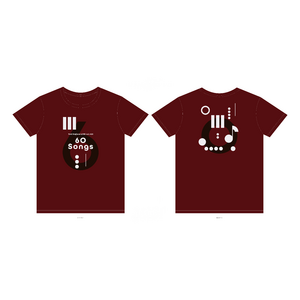 『YKL#21』Tシャツ [バーガンディ]