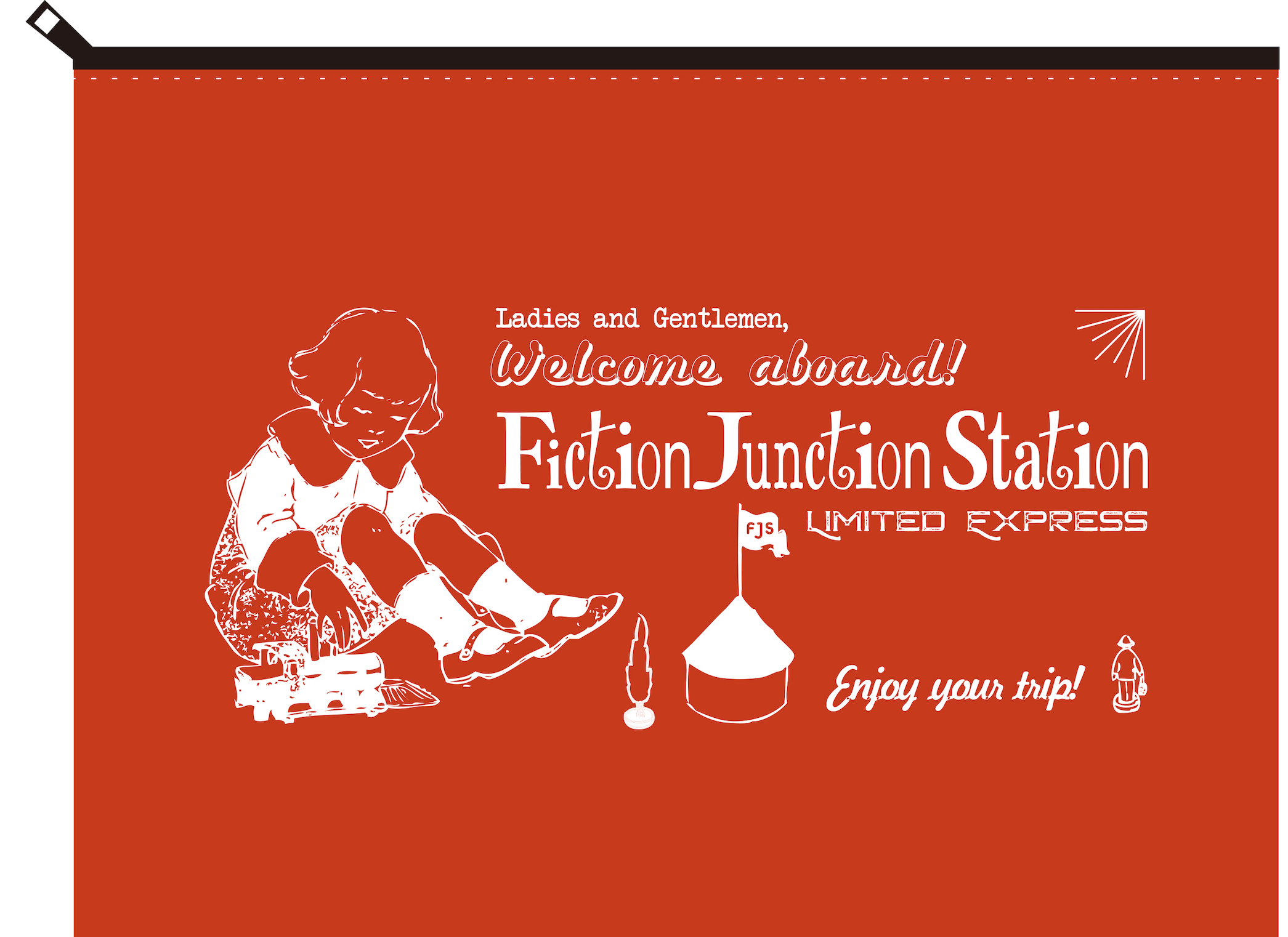 『FictionJunction Station Fan Club Talk Event vol.#1』ポーチ Large